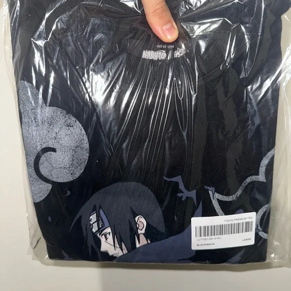 DARC SPORT X NARUTO “ ITACHI” BLACK/WHITE AKATSUKI SHIRT